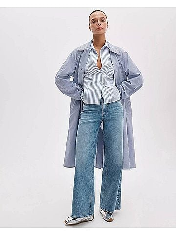 Rag & Bone Andi Wide-Leg Jeans in Lyon (view 2)