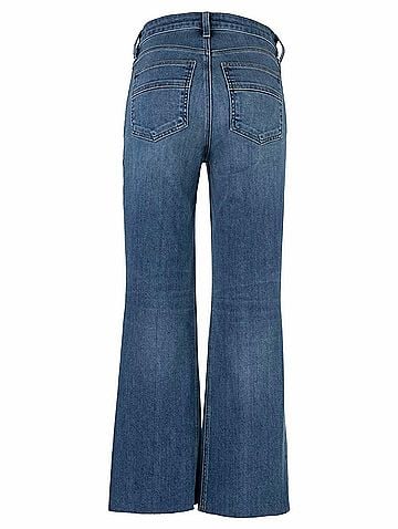 Kut from the Kloth Kelsey High Rise Ankle Flare Jeans in Unbreakable (view 2)