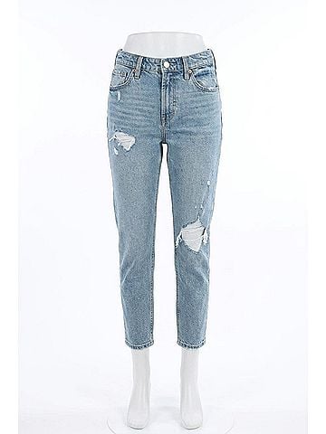 Dear John Roxie High Rise Cropped Mom Jeans in Fairmont (view 1)