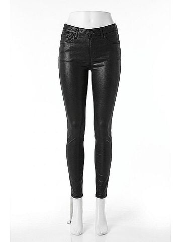 Dear John Gisele Skinny Leather Pants in Black (view 1)