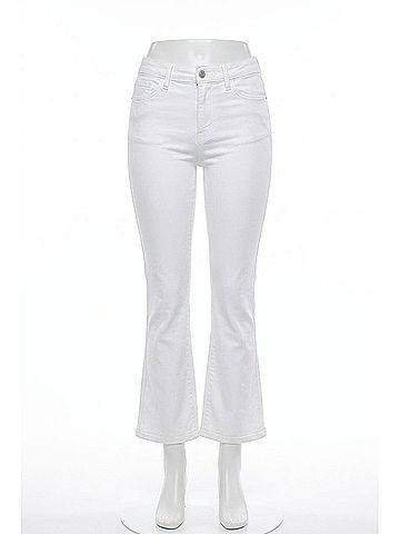 Dear John Jeanne Flare Leg Jeans in White (view 1)