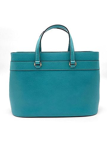Gucci GUCCI Horsebit Tote Bag 319795 Leather Blue Women's (view 2)