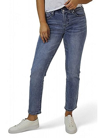Dear John Blaire Straight Leg Jean in Light Blue (view 2)