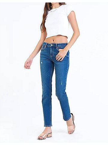Dear John Blaire St. Tropez High Rise Pants in Dark Wash (view 2)