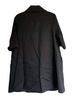 Hatch Solid Black Women's Swing Coat Spring Jacket in Black Size P - photo 2
