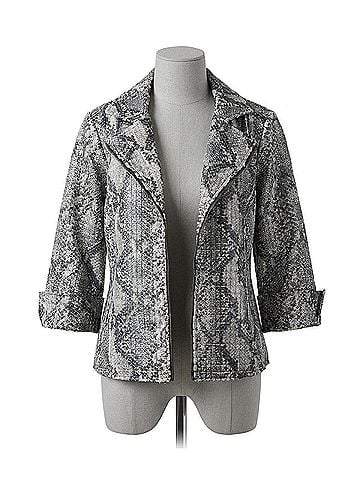 MULTIPLES Snakeskin Print Jacket in Multi (view 1)