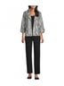 MULTIPLES Animal Print Gray Snakeskin Print Jacket in Multi Size L - photo 4