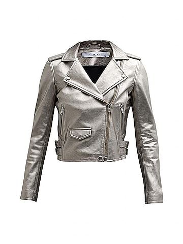 IRO Ashville Leather Jacket in Golden Brown (view 1)