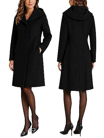 Cole Haan Spread Collar Coat (view 2)