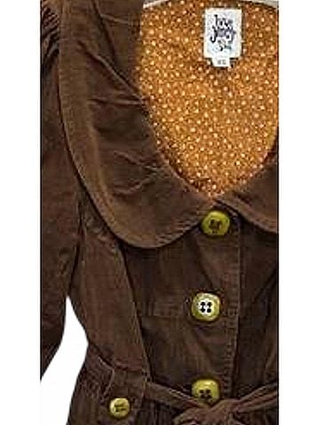 Ivy Jane Women Belted Corduroy Jacket in Deep Brown (view 2)