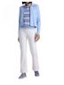 Minnie Rose Solid Blue Zip Front Jacket in Sky Blue Size L - photo 3