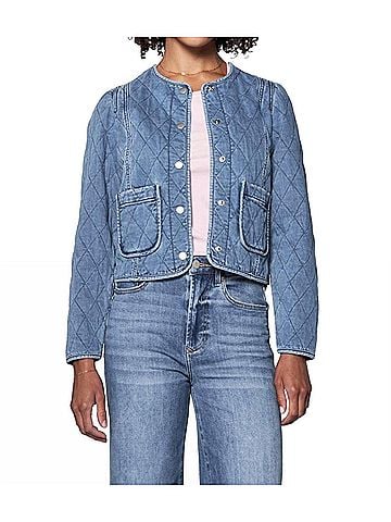 Dear John Kit Jean Jacket in Denim Blue (view 2)