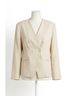 Astr Solid White Dannika Blazer in Natural Size M - photo 1