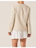 Astr Solid White Dannika Blazer in Natural Size M - photo 3