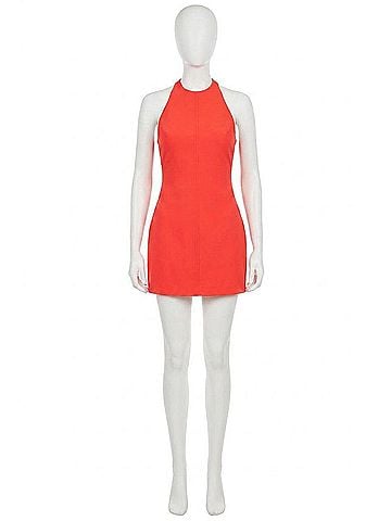 Amanda Uprichard Donahue Dress in Crimson (view 1)