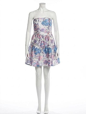 Flying Tomato Ginny Strapless Mini Dress in Multi (view 1)