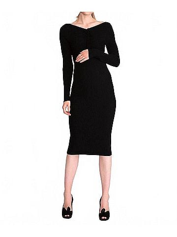 Hatch Maternity The Alessia Dress in Black (view 2)