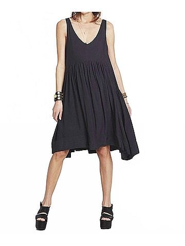 Hatch Fiona Maternity Dress in Black (view 2)