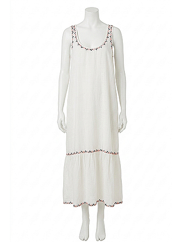 Hatch Maternity The Edie Dress in White Floral (view 1)
