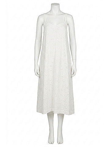 Hatch Maternity The Eyelet Astrid Dress in White (view 1)