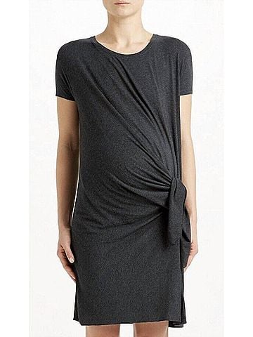 Hatch Talia Maternity Dress in Charcoal (view 2)
