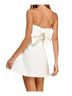 TCEC Solid White Mina Mini Dress in White Size M - photo 5