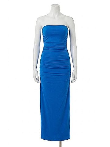 Astr Alize Midi Dress in Blue (view 1)