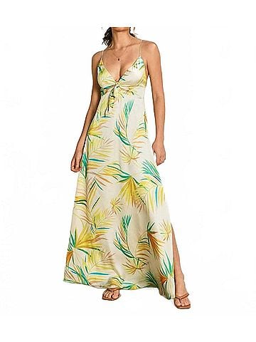 Dress Forum Alana Palm Leaf Maxi Dress in Sun Struck Tropical (view 2)