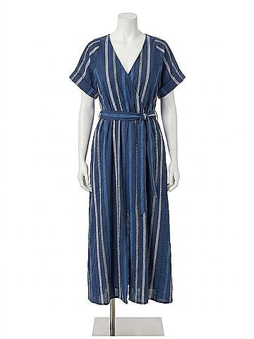 Karen Kane Cuff Sleeve Dress in Multi (view 1)