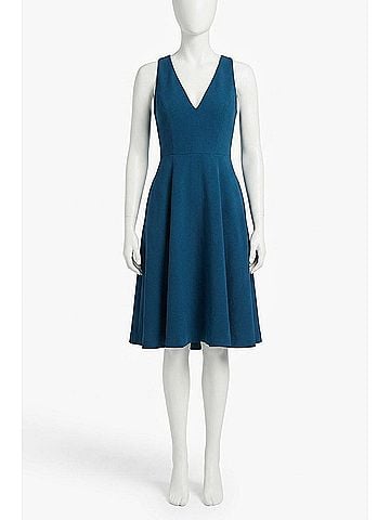 Dress the Population Catalina Midi Dress in Peacock Blue (view 1)
