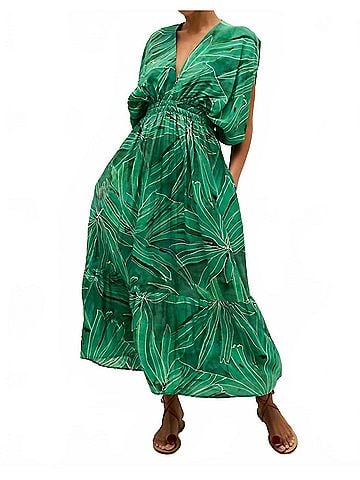 Marie Oliver Venus Maxi Dress in Amazon (view 2)