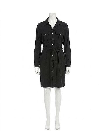 Karen Kane Brandi Shirtdress in Black (view 1)