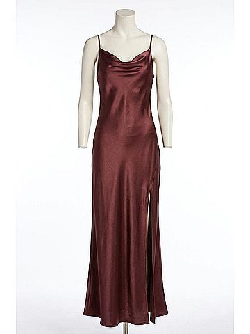 Astr Glynis Cowl Neck Dress in Mulberry (view 1)