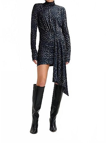Essentiel Antwerp Imortel Dress in Brown/Black (view 2)