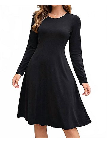 Karen Kane Kate Midi Dress in Black (view 2)