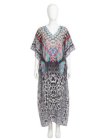 Etcetera Kaftan Dress in Printed (view 1)