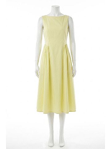 THML Perfect Midi Dress in Yellow (view 1)