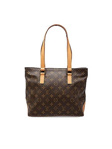 Louis Vuitton Louis Vuitton Monogram Cabas Piano Tote Bag M51148 Brown Leather Women's LOUIS VUITTON (view 1)