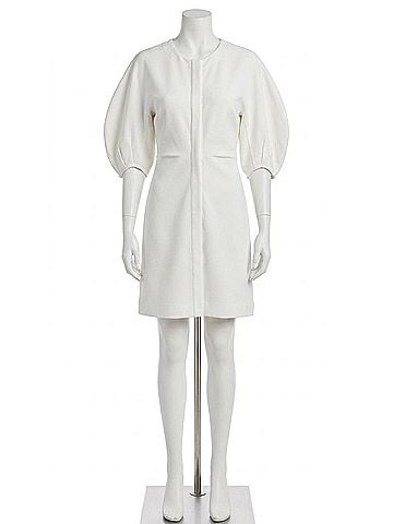 Proenza Schouler Goldie Mini Dress in White (view 1)