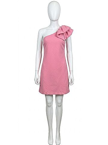 She + Sky Women's Briar Mini Dress in Pink (view 1)