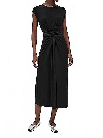 Vince. Wrap Midi Dress in Coastal (view 2)