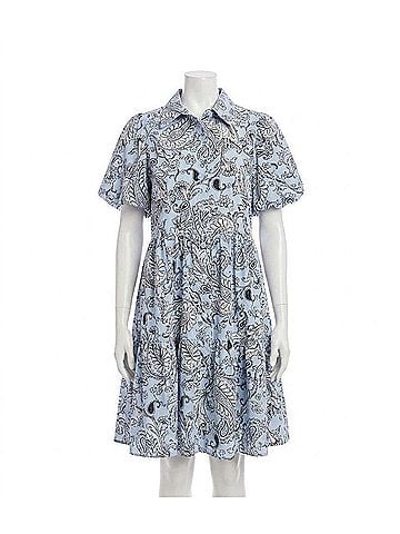 Karen Kane Puff Sleeve Dress in Paisley (view 1)