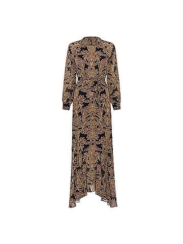 MISA Los Angeles Jill Maxi Dress in Studded Flora Chiffon (view 1)