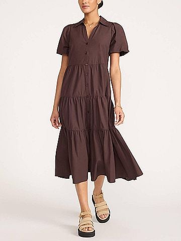 Brochu Walker Havana Midi Dress in Java (view 2)