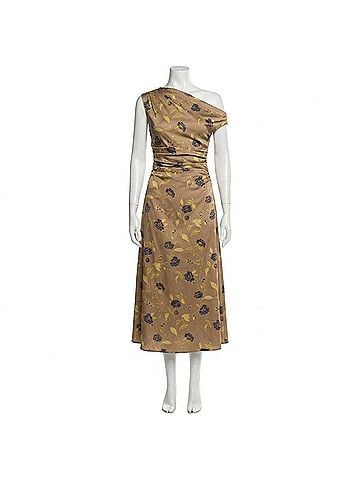 STAUD Phare Silk Dress in Vintage Floral (view 1)
