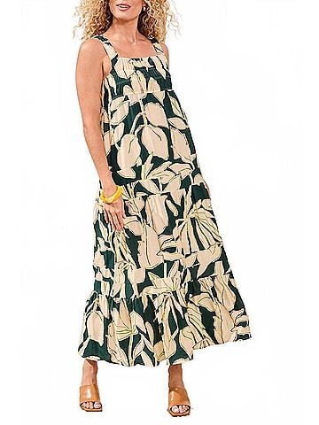 Tribal Ava Maxi Dress in Rainforest (view 2)