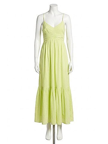 Steve Madden Ophra Maxi Dress in Golden Lime (view 1)