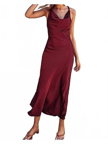 Dress Forum Twist &amp; Shout Twist Strap Maxi Dress in Black (view 2)
