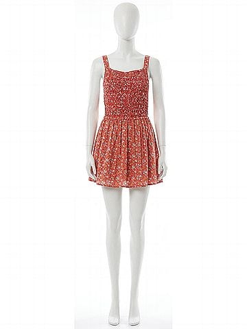 Free People Petunia Mini Dress in Poppy Combo (view 1)