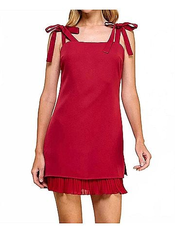 TCEC Sorority Row Dress in Red (view 2)